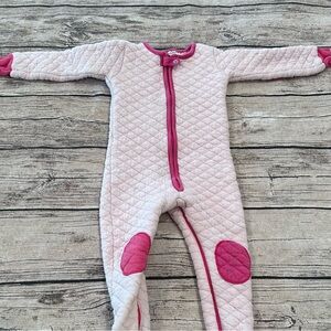 Baby DeeDee Pink Quilted Kids One Piece Size 18-24